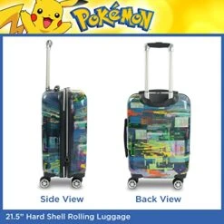 Ful Pokemon Pikachu 21 Inch Rolling Luggage, Hardshell Carry On Suitcase With Wheels, Multicolor (FBML0001-998) -Luggage Factory Store 51XcttOptbL