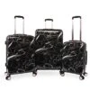 Juicy Couture Women's Vivian 3 Piece Hardside Spinner Luggage Set, Black Marble Web, One Size 1 Juicy Couture Women's Vivian 3 Piece Hardside Spinner Luggage Set, Black Marble Web, One Size -Luggage Factory Store 51Y717ZH9yL