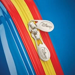 American Tourister Kids' Disney Hardside Upright Luggage, Mickey, Carry-On 18-Inch -Luggage Factory Store 51bZcIGCu S