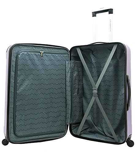 Travelers Club Midtown Hardside 4-Piece Luggage Travel Set, Lilac 11 Travelers Club Midtown Hardside 4-Piece Luggage Travel Set, Lilac - Image 9