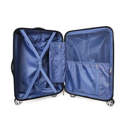 Carry On Luggage With Spinner Wheels And Integrated Weight Scale Built In TSA Lock Hard Shell Lightweight PC 20 Inch Rolling Travel Suitcase Small Cabin -Luggage Factory Store 51dhwCGfTpL