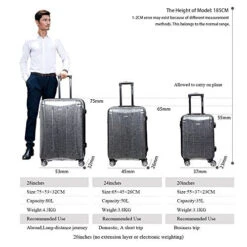 Carry On Luggage With Spinner Wheels And Integrated Weight Scale Built In TSA Lock Hard Shell Lightweight PC 20 Inch Rolling Travel Suitcase Small Cabin -Luggage Factory Store 51eI9Ze2DOL