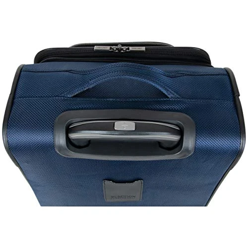 Kenneth Cole Reaction Rugged Roamer Luggage Collection Lightweight Softside Expandable 8-Wheel Spinner Travel Suitcase Bag, Navy, 20-inch Carry-On 6 Kenneth Cole Reaction Rugged Roamer Luggage Collection Lightweight Softside Expandable 8-Wheel Spinner Travel Suitcase Bag, Navy, 20-inch Carry-On - Image 4