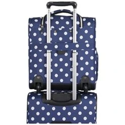 Heritage Travelware Albany Park 16" 600d Polka Dot Polyester 2-Wheel Underseater Carry-on 23 Heritage Travelware Albany Park 16" 600d Polka Dot Polyester 2-Wheel Underseater Carry-on -Luggage Factory Store 51fP2pPRh6L