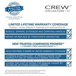 Travelpro Luggage Crew 11 16" Carry-On Rolling Tote Suitcase, Indigo -Luggage Factory Store 51i2YTDEssL 75d55f28 3d34 46db ac65 760a9743d4b0