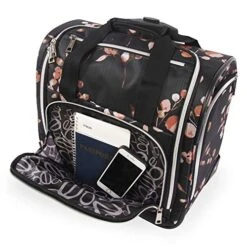 BEBE Women's Valentina-Wheeled Under The Seat Carry-on Bag, Floral Branch, One Size -Luggage Factory Store 51iWT2KoEuL