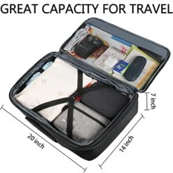 Travel Backpack, 40L Flight Approved Carry On Backpack For Men & Women, Vancropak Expandable Large Luggage Backpack Daypack Water Resistant Lightweight Business Weekender Bag, Black 15 Travel Backpack, 40L Flight Approved Carry On Backpack For Men & Women, Vancropak Expandable Large Luggage Backpack Daypack Water Resistant Lightweight Business Weekender Bag, Black -Luggage Factory Store 51lej 41AfL