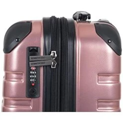 Kenneth Cole REACTION Scott's Corner Hardside Expandable 8-Wheel Spinner TSA Lock Travel Suitcase, Rose Gold, 3-Piece Set (20", 24", & 28") -Luggage Factory Store 51oGepaL0LL