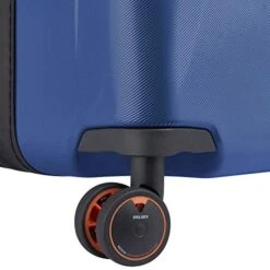 DELSEY Paris Cactus Hardside Luggage With Spinner Wheels, Navy, Checked-Medium 24 Inch -Luggage Factory Store 51oyHAElxaL