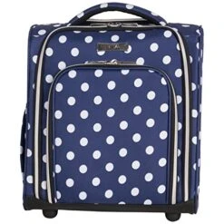Heritage Travelware Albany Park 16" 600d Polka Dot Polyester 2-Wheel Underseater Carry-on 22 Heritage Travelware Albany Park 16" 600d Polka Dot Polyester 2-Wheel Underseater Carry-on -Luggage Factory Store 51pmth4WSVL