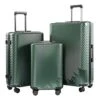 Coolife Luggage 3 Piece Sets PC+ABS Spinner Suitcase Carry On Fashion (Dark Green, One_Size) 1 Coolife Luggage 3 Piece Sets PC+ABS Spinner Suitcase Carry On Fashion (Dark Green, One_Size) -Luggage Factory Store 51qisLqLPHL