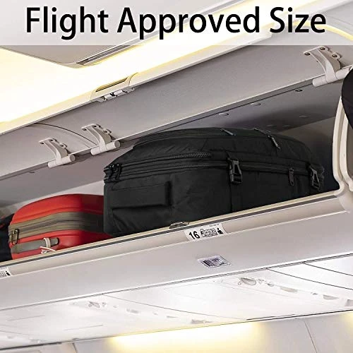 Travel Backpack, 40L Flight Approved Carry On Backpack For Men & Women, Vancropak Expandable Large Luggage Backpack Daypack Water Resistant Lightweight Business Weekender Bag, Black 5 Travel Backpack, 40L Flight Approved Carry On Backpack For Men & Women, Vancropak Expandable Large Luggage Backpack Daypack Water Resistant Lightweight Business Weekender Bag, Black - Image 3