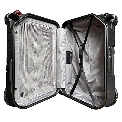 G Ro Travel "The Six" Push Forward 22 Inch Carry On Luggage With Spinner Wheels Hardside Suitcase 4 G Ro Travel "The Six" Push Forward 22 Inch Carry On Luggage With Spinner Wheels Hardside Suitcase - Image 2