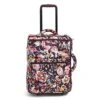 Vera Bradley Women's Lighten Up Small Softside Foldable Rolling Suitcase Luggage, Indiana Blossoms -Luggage Factory Store 51tYmo66WiL