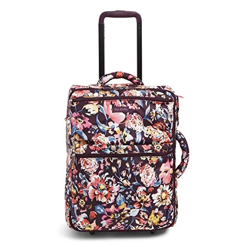 Vera Bradley Women's Lighten Up Small Softside Foldable Rolling Suitcase Luggage, Indiana Blossoms 3 Vera Bradley Women's Lighten Up Small Softside Foldable Rolling Suitcase Luggage, Indiana Blossoms