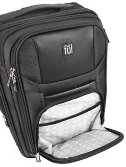 Ful Crosby Carry-on Luggage, Narrow Profile For Underseat Storage, Black" 15 Ful Crosby Carry-on Luggage, Narrow Profile For Underseat Storage, Black" -Luggage Factory Store 51tb7YleLQL