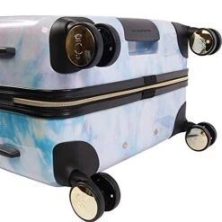 Juicy Couture Women's Sadie 3-Piece Hardside Spinner Luggage Set, Watercolor Purple, One Size 9 Juicy Couture Women's Sadie 3-Piece Hardside Spinner Luggage Set, Watercolor Purple, One Size -Luggage Factory Store 51thW 21EhL