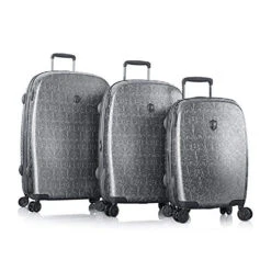 Heys America Motif Femme 3pc Hardside Spinner Set (Gunmetal)