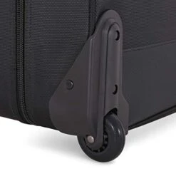 (USED) SWISSGEAR Full-Sized Effortless Folding Wheeled Garment Bag | Rolling Travel Luggage | Men's And Women's - Black 16 (USED) SWISSGEAR Full-Sized Effortless Folding Wheeled Garment Bag | Rolling Travel Luggage | Men's And Women's - Black -Luggage Factory Store 51uTrab6ZXL
