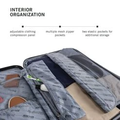 Kenneth Cole Reaction Renegade 20" ABS Expandable 8-Wheel Carry-On, Silver, Inch -Luggage Factory Store 51w2T7EteaL