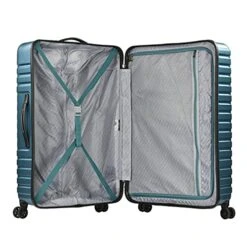 U.S. Traveler Boren Polycarbonate Hardside Rugged Travel Suitcase Luggage With 8 Spinner Wheels, Aluminum Handle, Teal, 2-Piece Set 15 U.S. Traveler Boren Polycarbonate Hardside Rugged Travel Suitcase Luggage With 8 Spinner Wheels, Aluminum Handle, Teal, 2-Piece Set -Luggage Factory Store 51wQ8anjJZS