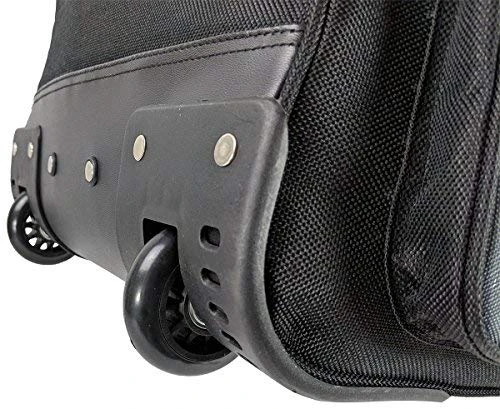 Amaro 36in Rolling Duffel Bag With Wheels | Travel Duffle Luggage Bag | Lightweight Rolling Bag L | Retractable Pull Handle (Black) 12 Amaro 36in Rolling Duffel Bag With Wheels | Travel Duffle Luggage Bag | Lightweight Rolling Bag L | Retractable Pull Handle (Black) - Image 10