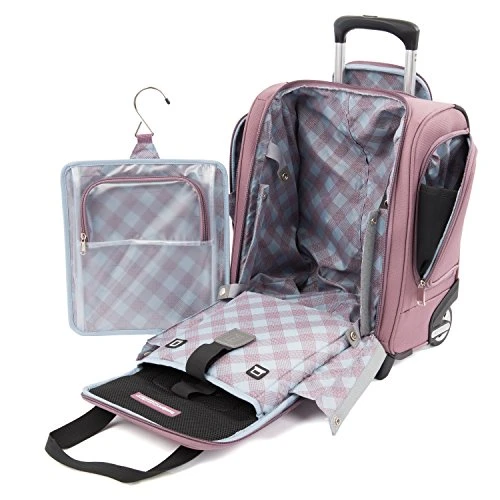 Travelpro Maxlite 5 | 4-PC Set | Soft Tote, Underseater & Int'l Carry-On Rollaboard With Travel Pillow (Dusty Rose) 8 Travelpro Maxlite 5 | 4-PC Set | Soft Tote, Underseater & Int'l Carry-On Rollaboard With Travel Pillow (Dusty Rose) - Image 6