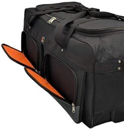 Amaro 36in Rolling Duffel Bag With Wheels | Travel Duffle Luggage Bag | Lightweight Rolling Bag L | Retractable Pull Handle (Black) 17 Amaro 36in Rolling Duffel Bag With Wheels | Travel Duffle Luggage Bag | Lightweight Rolling Bag L | Retractable Pull Handle (Black) -Luggage Factory Store 51xxppCJHmL