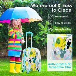 HONEY JOY 2 Pcs Kids Carry On Luggage 15 HONEY JOY 2 Pcs Kids Carry On Luggage -Luggage Factory Store 616Vk20cU2L