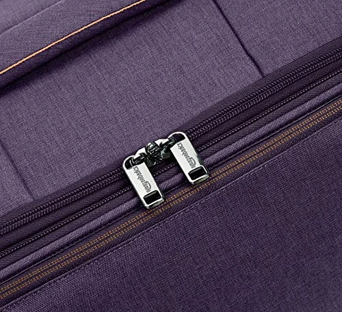 AmazonBasics Belltown Softside Rolling Spinner Suitcase Luggage - 29 Inch, Heather Purple 8 AmazonBasics Belltown Softside Rolling Spinner Suitcase Luggage - 29 Inch, Heather Purple - Image 6