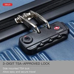 Verdi Luggage Set 3 Piece - Lightweight With USB Port Hardside Carry On Suitcase - Includes Expandable 20 Inch Carry On, 24In/TSA-Approved Lock 28In Checked Bag With 8-Wheel Rolling Spinner -Luggage Factory Store 61G3IUvcyzL