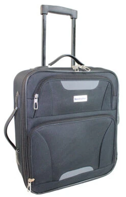 Boardinglbue Rolling Personal Item 18" Under Seat Basic Luggage American Spirit Frontier (BK) Bonus -Luggage Factory Store 61N9B0bKw7L 83fff315 9a36 40a2 9ec5 49a3aa00267a