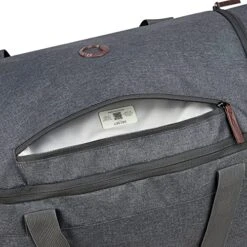 DELSEY Paris Maubert 2.0 Carry On Duffle Bag, Anthracite, 20 Inch -Luggage Factory Store 61NIs7DlM3L