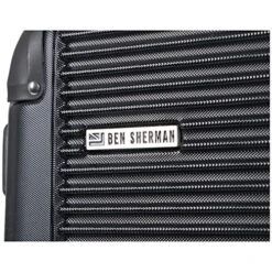 Ben Sherman Norwich Luggage Collection Lightweight Hardside Pet Expandable 8-Wheel Spinner Travel Suitcase Bag, Midnight Black, 2-Piece Set (20"/24") 12 Ben Sherman Norwich Luggage Collection Lightweight Hardside Pet Expandable 8-Wheel Spinner Travel Suitcase Bag, Midnight Black, 2-Piece Set (20"/24") -Luggage Factory Store 61X0Zi86WyL