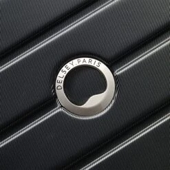 DELSEY Paris Jessica Hardside Expandable Luggage With Spinner Wheels (Black, 3-Piece Set (21/25/29)) -Luggage Factory Store 61YZXIlWcuL