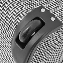 London Fog Cambridge Ultra-Lightweight 15inch 2-Wheel Under The Seat Bag, Black/White Houndstooth -Luggage Factory Store 61oCPU9Q0zL