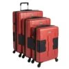 TACH TUFF 3-Piece Hardcase Connectable Luggage & Carryon Travel Bag Set | Rolling Suitcase With Patented Built-In Connecting System | Easily Link & Carry 9 Bags At Once (wine Red) -Luggage Factory Store 71BUdgibg1L