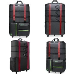 Extra Large Expandable Lightweight Luggage Rolling Duffel Bag (XXL) With Wheels Travelling Foldable Suitcase 12 Extra Large Expandable Lightweight Luggage Rolling Duffel Bag (XXL) With Wheels Travelling Foldable Suitcase -Luggage Factory Store 71eQ7N1cYQL
