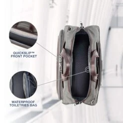 Travelpro Platinum Elite Regional UnderSeat Duffel Bag, Vintage Grey, Medium -Luggage Factory Store 71hIoxwSIFL