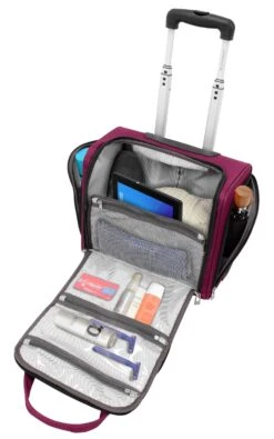 London Fog Cranford 15" Under The Seat Bag, Cranberry -Luggage Factory Store 81UnqL0aibL 380e9196 7a1b 4844 bf5a cf6a3eda796c