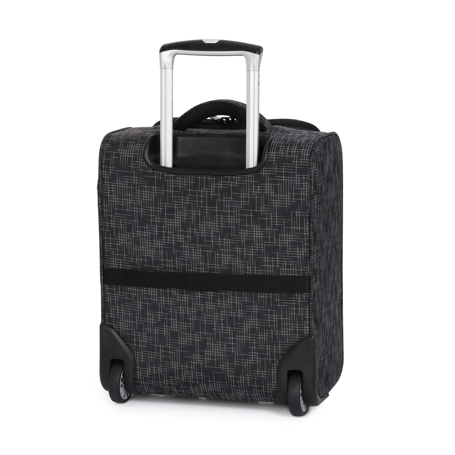 It Luggage 17.1" Stitched Squares 2 Wheel Underseat Tote, Black 7 It Luggage 17.1" Stitched Squares 2 Wheel Underseat Tote, Black - Image 5