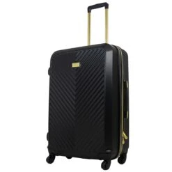 Macbeth Collection Women's Black Molded Quilt 27in Rolling Luggage -Luggage Factory Store 81nVi 2Bu5f5L