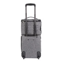Travelers Club Luggage 17" Top Expandable Underseater W/Side USB Port Connector, Dark Gray Suitcase, Carry -Luggage Factory Store 91KJu S dCL