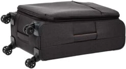 AmazonBasics Belltown Softside Rolling Spinner Suitcase Luggage - 25 Inch, Heather Black -Luggage Factory Store 91Q9 CciiLL