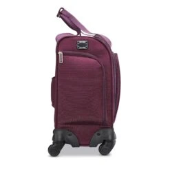 Samsonite Underseat Spinner With USB Port Carry-On Luggage, Purple, One Size -Luggage Factory Store 91 2BnOUGm3OL