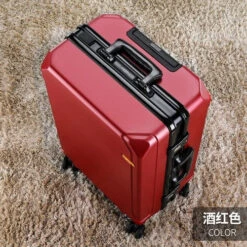 Fashion Rolling Luggage Aluminum Frame | Aluminum Usb Charging Trolley -Luggage Factory Store Fashion rolling luggage aluminum frame USB charging trolley suitcase 20 24 26 28 inch students password.jpg 640x640 248da1bb 09c5 4aa6 973c 26cef2936799