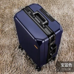 Fashion Rolling Luggage Aluminum Frame | Aluminum Usb Charging Trolley -Luggage Factory Store Fashion rolling luggage aluminum frame USB charging trolley suitcase 20 24 26 28 inch students password.jpg 640x640 f3808fb1 2f9c 4b56 98d9 151a1bab55f3