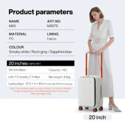 Mixi 2022 New Design Wide Handle Suitcase Men Carry-on Luggage Women 16 Mixi 2022 New Design Wide Handle Suitcase Men Carry-on Luggage Women -Luggage Factory Store Mixi 2022 New Design Wide Handle Suitcase Men Carry On Luggage Women Travel Trolley Case 20 92218d02 8054 4fca bedb c11a35713796