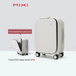 Mixi Patent Design Aluminum Frame Suitcase Carry On Rolling Luggage -Luggage Factory Store Mixi Patent Design Aluminum Frame Suitcase Carry On Rolling Luggage Beautiful Boarding Cabin 18 20 24.jpg 640x640 9d0cf1e2 7fd3 443a a397 a4b39b1272d9