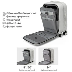 Mixi Patent Design Aluminum Frame Suitcase Carry On Rolling Luggage -Luggage Factory Store Mixi Patent Design Aluminum Frame Suitcase Carry On Rolling Luggage Beautiful Boarding Cabin 18 20 24 a5c19c9f b748 420d 90de 8e9fdf8e2f04